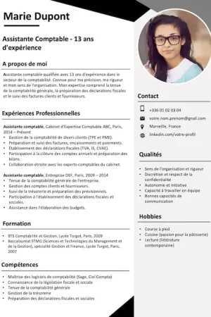 cv aide comptable