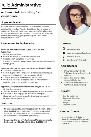 cv-assistante-administrative