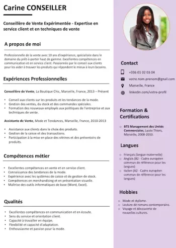 cv-conseiller-vente