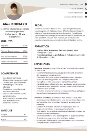 cv-moniteur-educateur