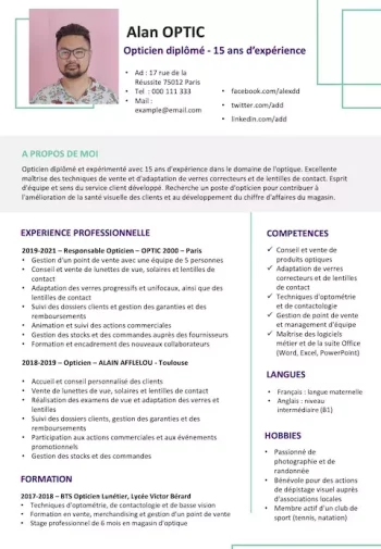 cv-opticien-lunetier