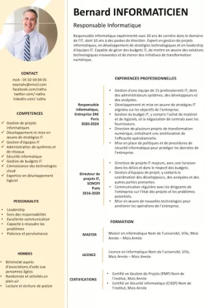 cv-responsable-informatique