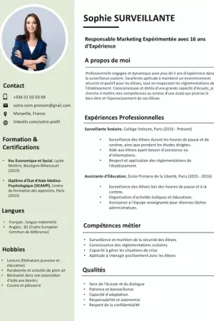 cv-surveillante-scolaire