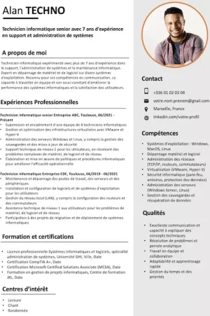 cv-technicien-informatique